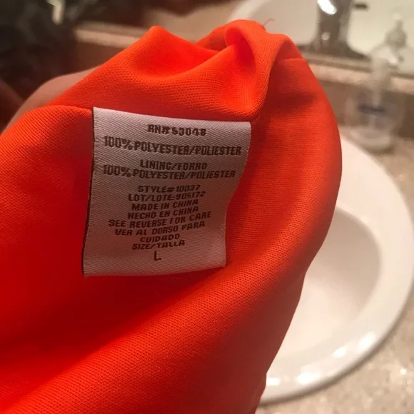 Orange cross back dress - Picture 7 of 7